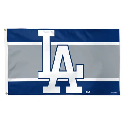 WinCraft Los Angeles Dodgers 3' x 5' Drapeau simple face de luxe à rayures horizontales