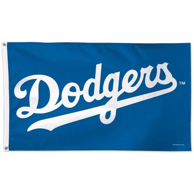 WinCraft Los Angeles Dodgers 3' x 5' Wordmark Deluxe - Single-Sided Flag