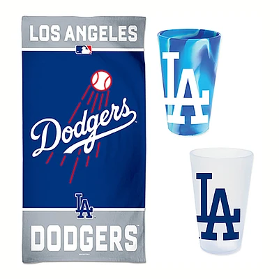 WinCraft Los Angeles Dodgers Beach Day Accessories Pack