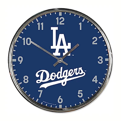 WinCraft Los Angeles Dodgers Chrome Wall Clock