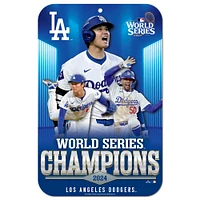 Panneau en styrène intérieur/extérieur WinCraft Mookie Betts, Shohei Ohtani et Yoshinobu Yamamoto Los Angeles Dodgers Champions de la Série mondiale 2024 11'' x 17''