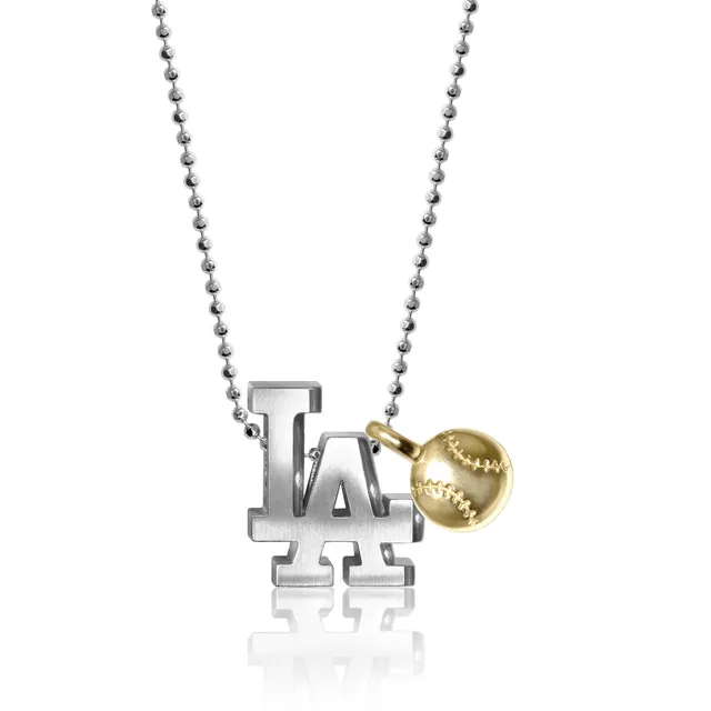  Los Angeles Dodgers Logo Disc Medium Pendant (Gold