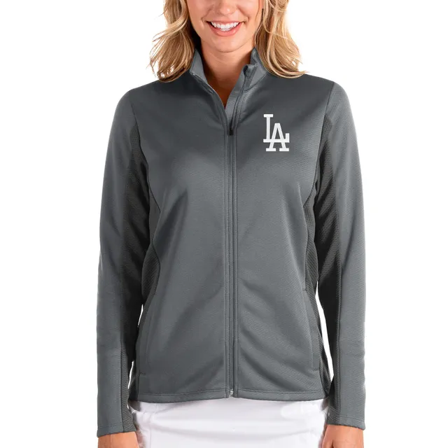 Lids Los Angeles Dodgers Antigua Fortune Half-Zip Sweater