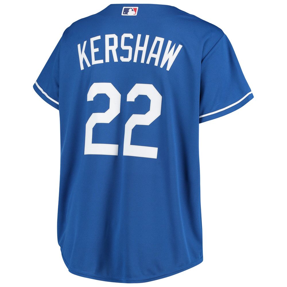 Profile Women's Clayton Kershaw White Los Angeles Dodgers Plus Size Replica Player Jersey