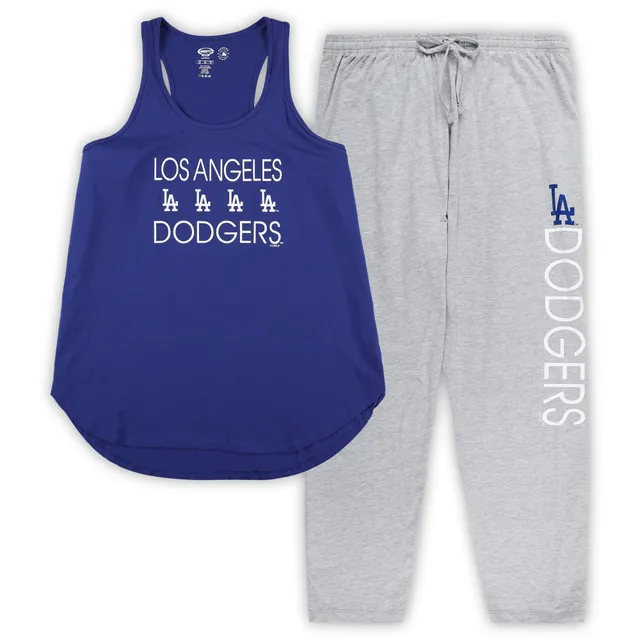 Women's Los Angeles Dodgers Concepts Sport Gray Intermission T-Shirt &  Shorts Sleep Set