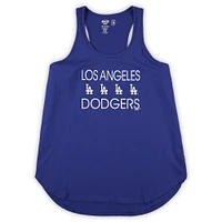 Women's Concepts Sport Royal/Heather Gray Los Angeles Dodgers Plus Meter Tank Top & Pants Sleep Set