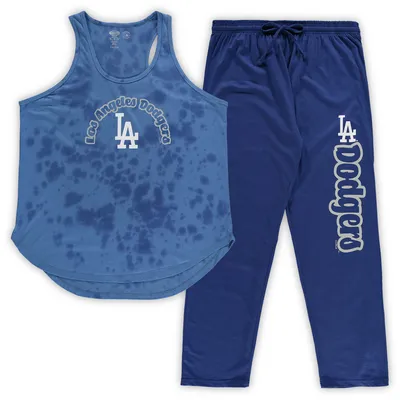 Kansas City Royals Concepts Sport Women's Lodge T-Shirt & Pants Sleep Set -  Royal/Black