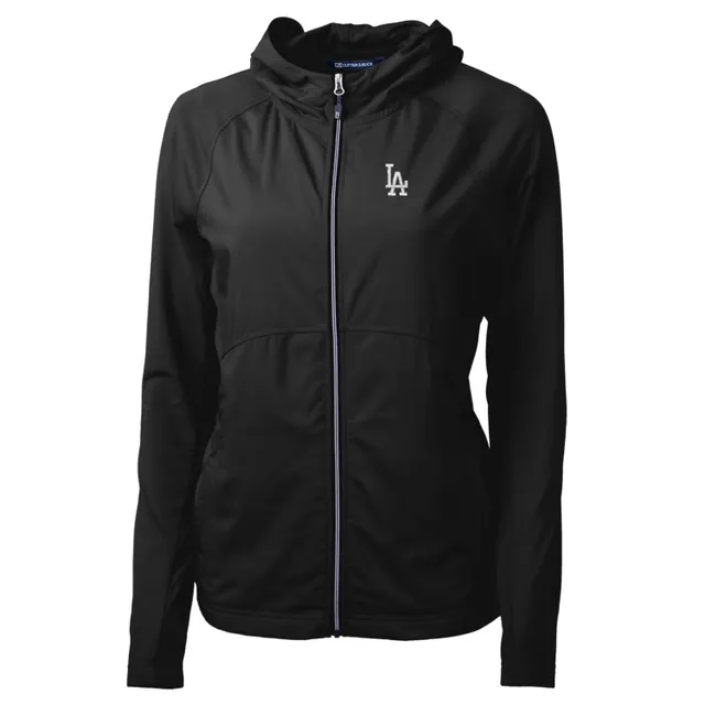 Antigua Women's Los Angeles Dodgers Black Protect Jacket