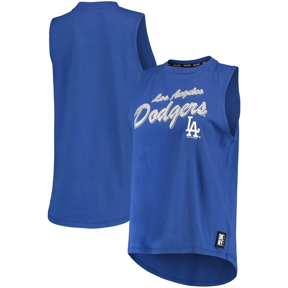 Débardeur DKNY Sport Royal Los Angeles Dodgers Marcie pour femme