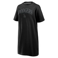 Robe en coton noire Fanatics pour femme des Los Angeles Dodgers Elements