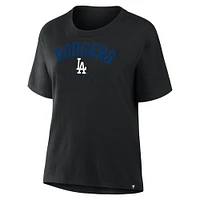 Women's Fanatics  Black Los Angeles Dodgers Home Run Legacy T-Shirt