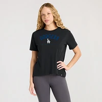 Women's Fanatics  Black Los Angeles Dodgers Home Run Legacy T-Shirt