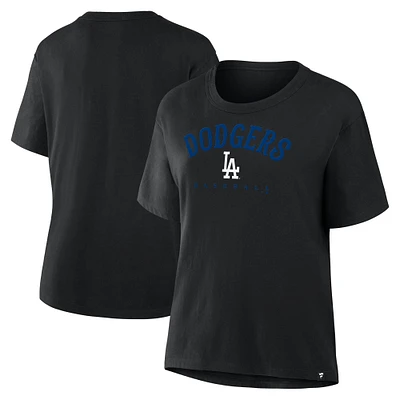 Women's Fanatics  Black Los Angeles Dodgers Home Run Legacy T-Shirt