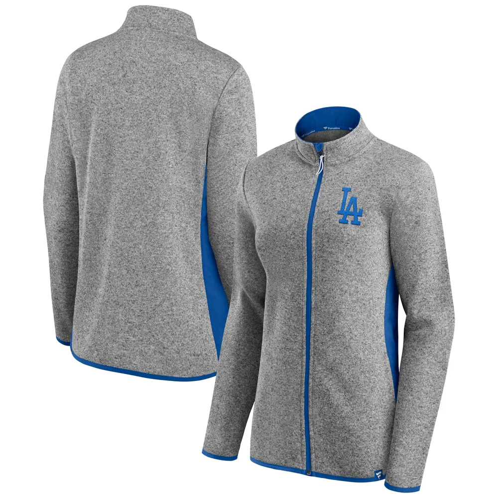 Women's Los Angeles Dodgers Refried Apparel Heathered Gray/Royal