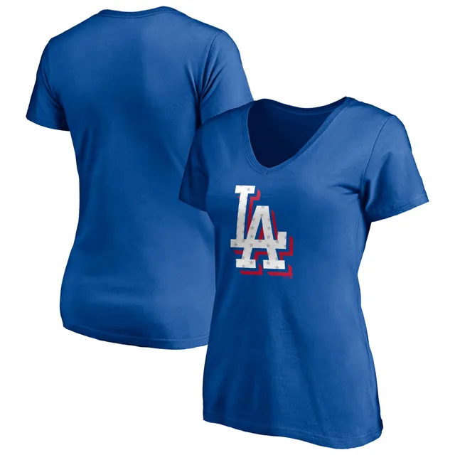 FANATICS Women's Fanatics Branded Red Los Angeles Angels Logo Fitted T-Shirt