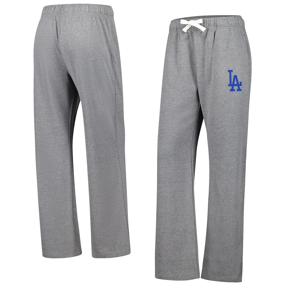 Women's Fanatics Heather Gray Los Angeles Dodgers Fleece Joggers