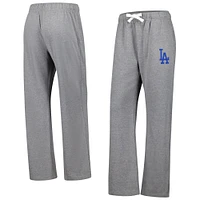 Women's Fanatics Heather Gray Los Angeles Dodgers Fleece Joggers
