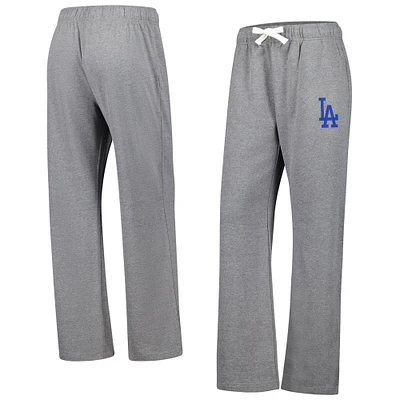 Women's Fanatics Heather Gray Los Angeles Dodgers Fleece Joggers