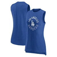 Women's Fanatics  Heather Royal Los Angeles Dodgers What Goes Around Tank Top