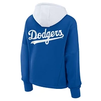 Women's Fanatics Royal Los Angeles Dodgers Oversized Legacy Favorite Spectator Pullover Hoodie