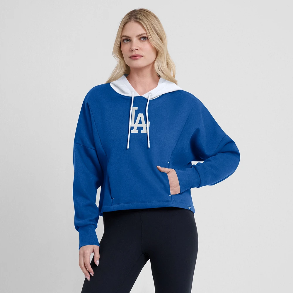 Women's Fanatics Royal Los Angeles Dodgers Oversized Legacy Favorite Spectator Pullover Hoodie