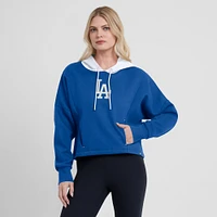Women's Fanatics Royal Los Angeles Dodgers Oversized Legacy Favorite Spectator Pullover Hoodie