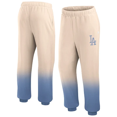 Pantalon de survêtement Luxe Ombre Fanatics Tan/Royal Los Angeles Dodgers pour femmes