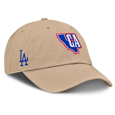 Women's Fanatics Tan Los Angeles Dodgers Cooperstown Collection Adjustable Hat