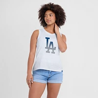 Women's Fanatics White Los Angeles Dodgers Activate Slub Tank Top