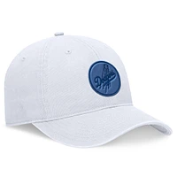 Casquette réglable ton sur ton Homer Fanatics pour femmes, blanche, Los Angeles Dodgers