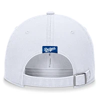 Casquette réglable ton sur ton Homer Fanatics pour femmes, blanche, Los Angeles Dodgers