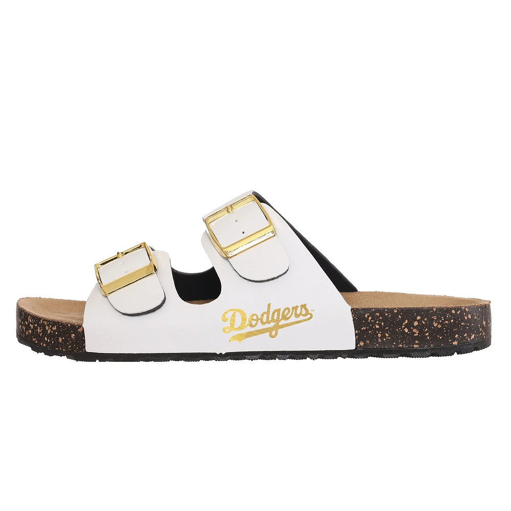 Women's FOCO Los Angeles Dodgers Double-Buckle Sandals