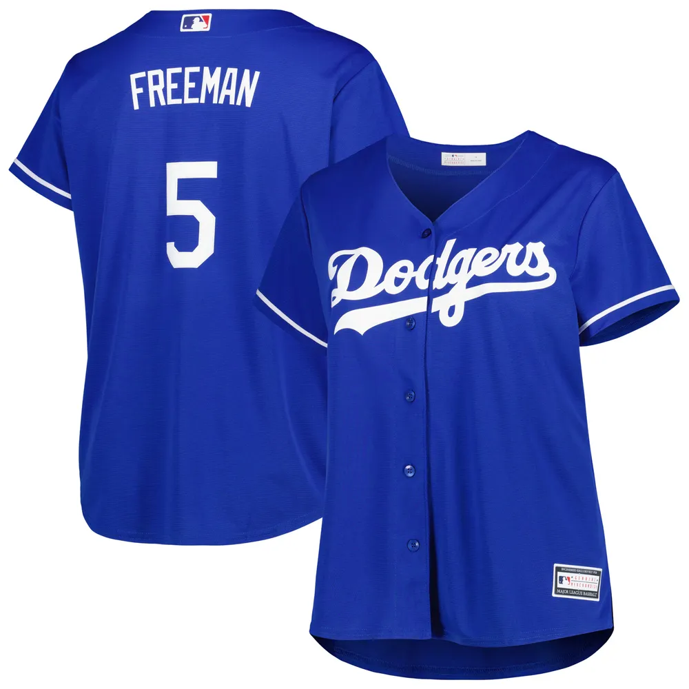 Lids Freddie Freeman Los Angeles Dodgers Women's Plus Replica Player Jersey  - Royal