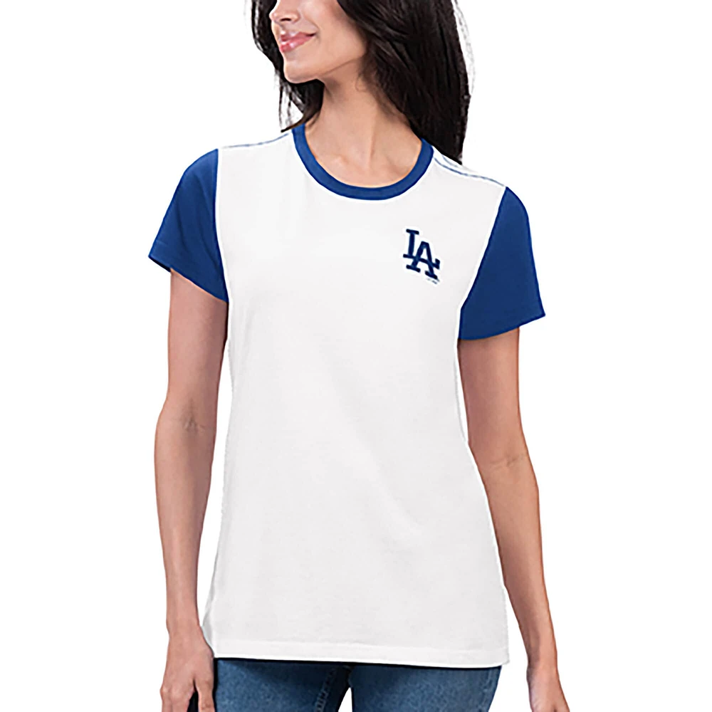 T-shirt blanc avec illustration des Dodgers de Los Angeles G-III 4Her par Carl Banks pour femmes