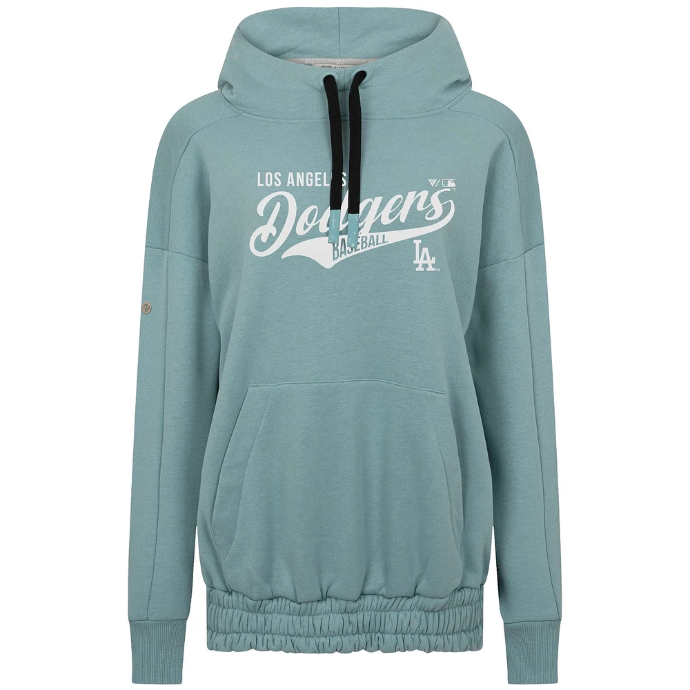 Women's Levelwear Blue Los Angeles Dodgers Waterfall Glide Pullover Hoodie