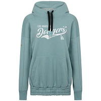 Women's Levelwear Blue Los Angeles Dodgers Waterfall Glide Pullover Hoodie
