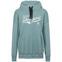 Women's Levelwear Blue Los Angeles Dodgers Waterfall Glide Pullover Hoodie
