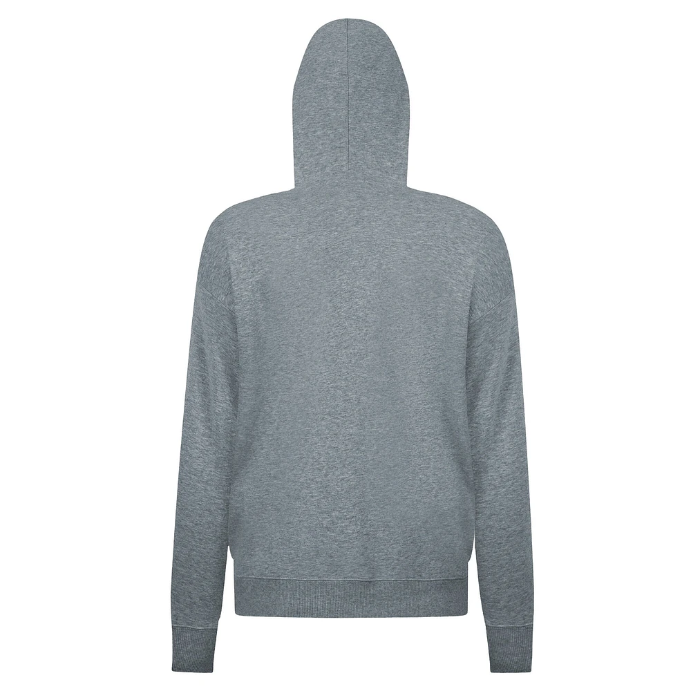 Women's Levelwear  Gray Los Angeles Dodgers St. Patrick's Day Adorn Shamrock Pullover Hoodie