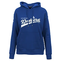 Sweat à capuche pour femme Levelwear Royal Los Angeles Dodgers Adorn Retro Team 2.0