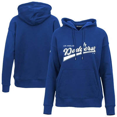 Sweat à capuche pour femme Levelwear Royal Los Angeles Dodgers Adorn Retro Team 2.0