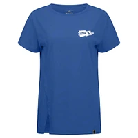 Women's Levelwear Royal Los Angeles Dodgers Influx Rafters T-Shirt
