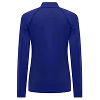 Women's Levelwear Royal Los Angeles Dodgers Kinetic Insignia 2.0 Raglan Quarter-Zip Top