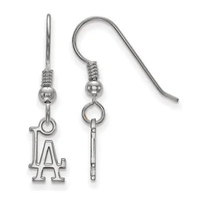 Los Angeles Dodgers Women's Sterling Silver Extra-Small Dangle Earrings