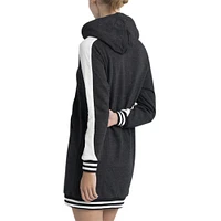 Women's Lusso Black Los Angeles Dodgers Mara Tri-Blend Hoodie Dress