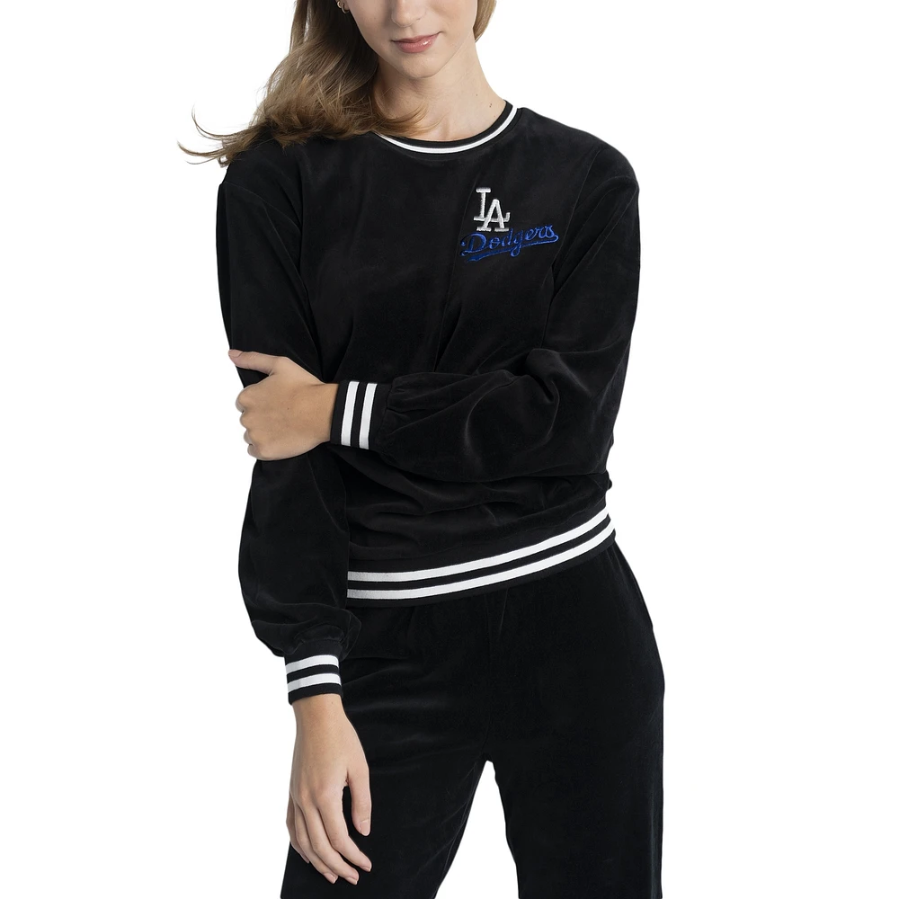 Ensemble Neely Naveen Lusso noir Los Angeles Dodgers pour femme