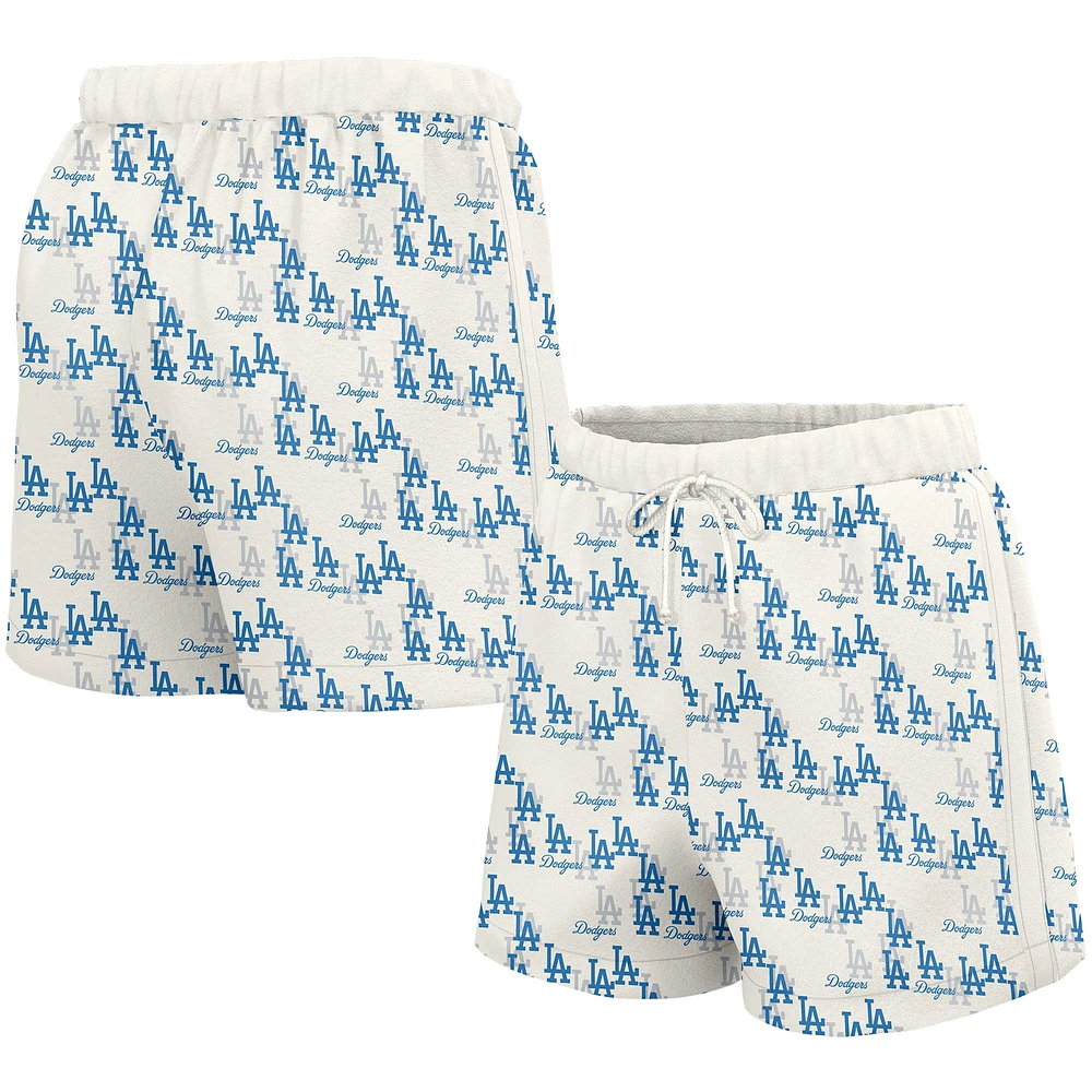 Short Marge Los Angeles Dodgers Lusso blanc pour femme