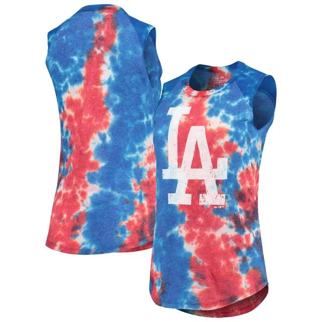 Lids Los Angeles Dodgers New Era Women's Space Dye Back-Knot Tank Top -  Royal