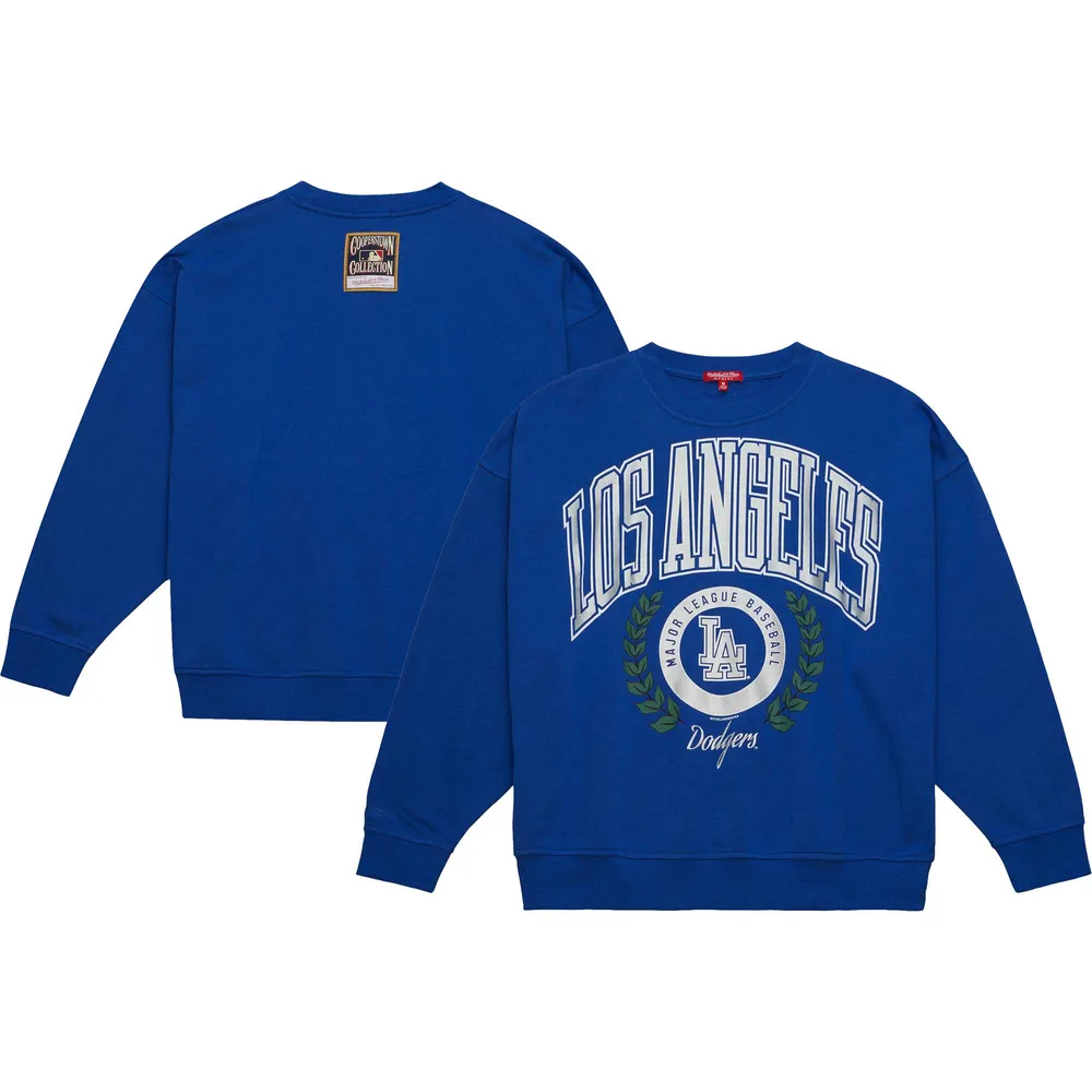 Los Angeles Dodgers Mitchell & Ness Women's Logo Lt 2.0 Pullover