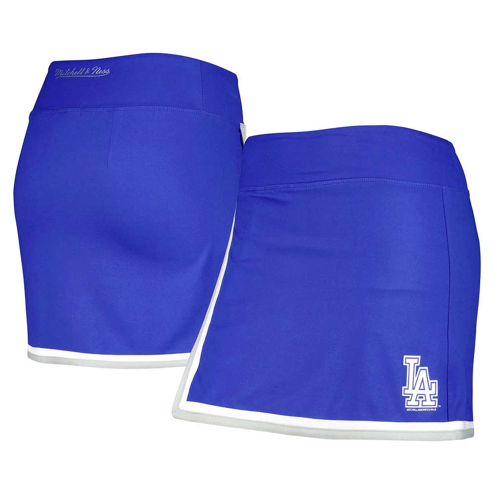 Jupe-short Mitchell & Ness Royal Los Angeles Dodgers pour femme