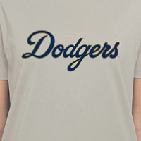 T-shirt New Era crème pour femme, collection or 2025 des Los Angeles Dodgers